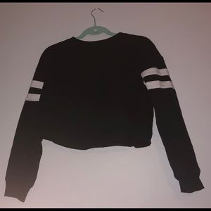 Crop top with stripes